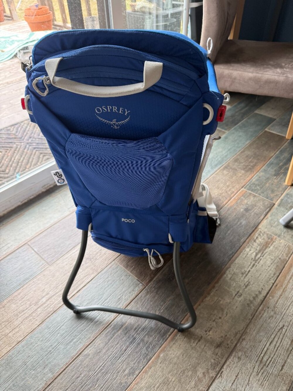 Osprey Poco Child Carrier - Sky Blue - Picture 2 of 3